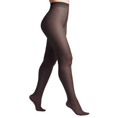 Conte Women's Classic Silky Semi Opaque Pantyhose Tights Prestige 40 Den, Medium, Black (Nero)