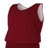 A4 Mens Reversible Mesh Tank Top | Cooling Dry Wick Shirt | High-Performance Moisture-Wicking Sleeveless Tee | Multisport Active Wear | Gym, Workout, Sports, & Running Top | Cardinal/White view 1
