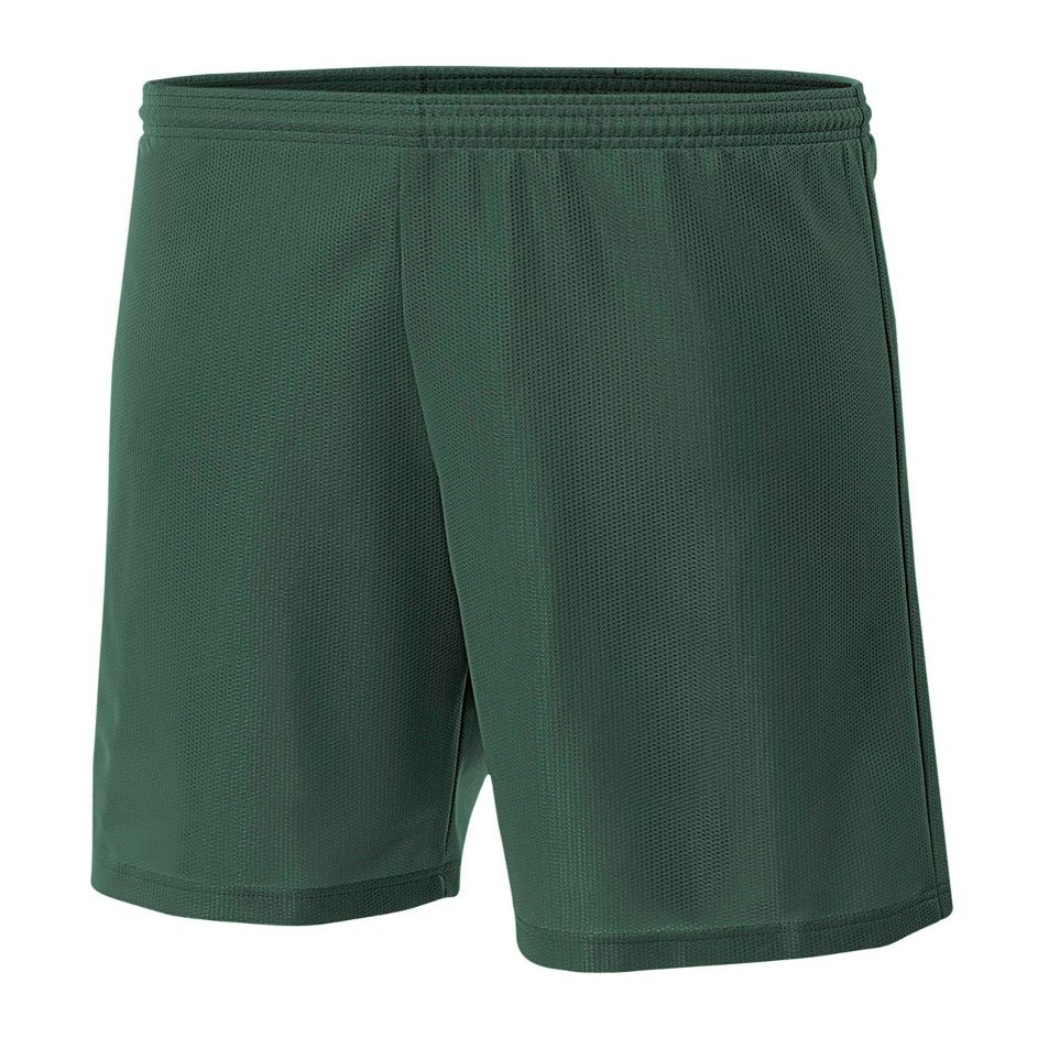 A4 NB5184-FOR Lined Micromesh Shorts, X-Small, Forest