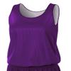 A4 Womens Reversible Mesh Tank, XS, Purple/White view 1