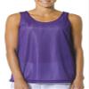 A4 Womens Reversible Mesh Tank, XS, Purple/White view 2