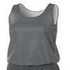 A4 Womens Reversible Mesh Tank, 2XL, Graphite/White view 1