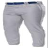 A4 Pro Style Elastic Bottom Baseball Pant (Grey) (L) view 1
