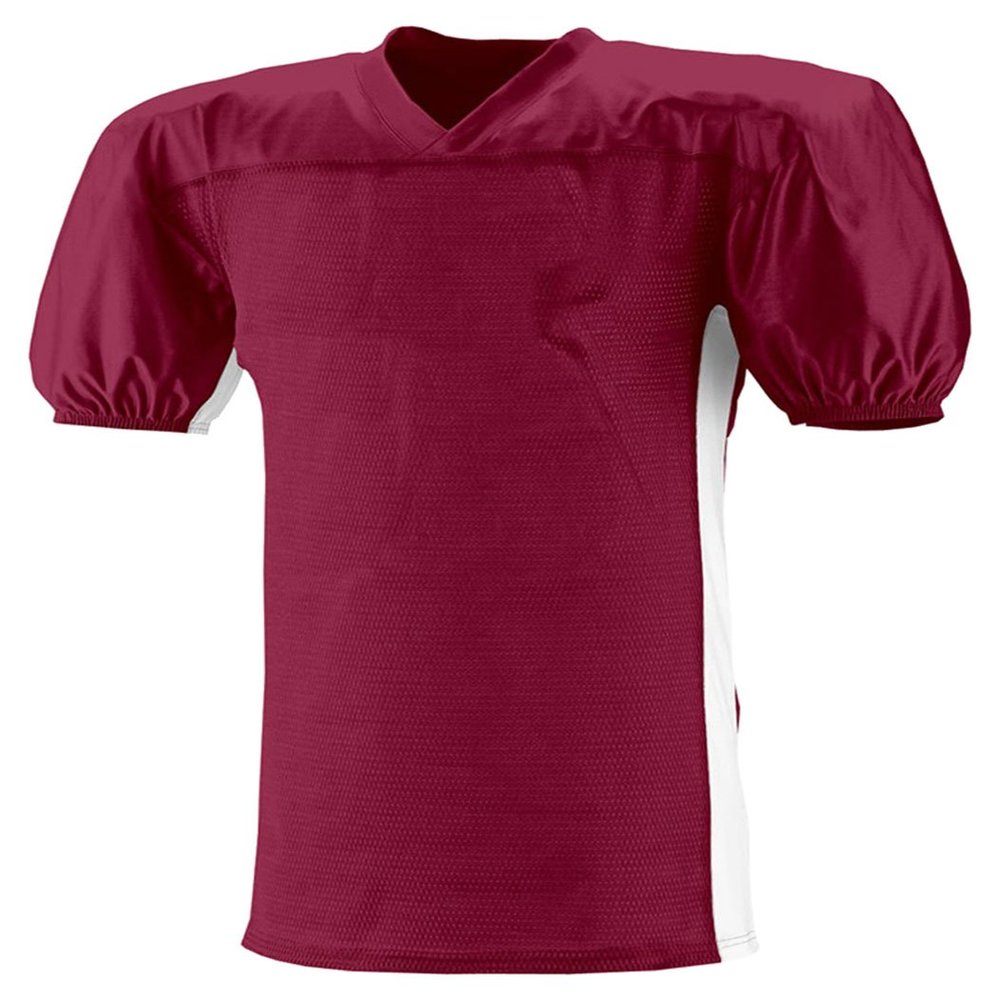 A4 Men's Titan 4-Way Stretch Football Jersey, Gold/White, XXX-Large