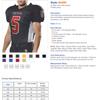 A4 Men's Titan 4-Way Stretch Football Jersey, Gold/White, XXX-Large view 2