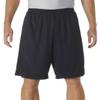 A4 7" Youth Power Mesh Shorts, Black, Small view 2
