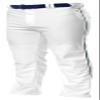 A4 Mens Pro-Style Open Bottom Baseball Pant, Large, White/Forest view 2