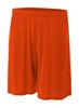 A4 6" Youth Cooling Performance Shorts, Athletic Orange, Small view 1