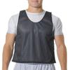 A4 Mens Lacrosse Reversible Practice Jersey, Small, Black/White view 2