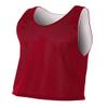 A4 Mens Lacrosse Reversible Practice Jersey, 2XL, Cardinal/White view 1