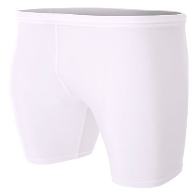 A4 Mens Compression Short, Medium, White