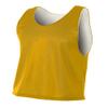 A4 Mens Lacrosse Reversible Practice Jersey, XL, Gold/White view 1