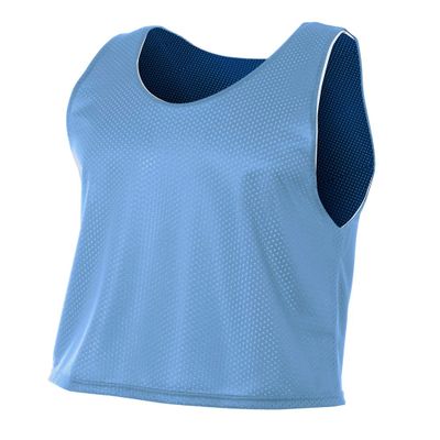 A4 Mens Lacrosse Reversible Practice Jersey, Small, Lt Blue/Navy
