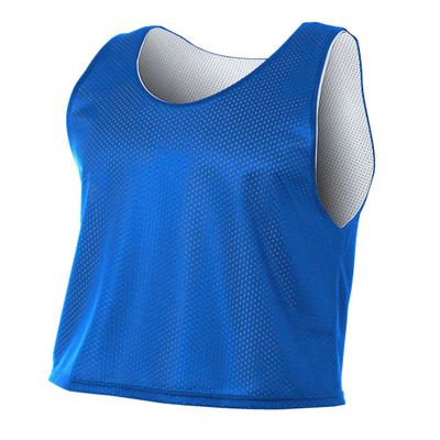 A4 Mens Lacrosse Reversible Practice Jersey, XL, Royal/White