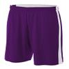 A4 Mens Reversible Moisture Management 10" Short, XL, Purple White view 1