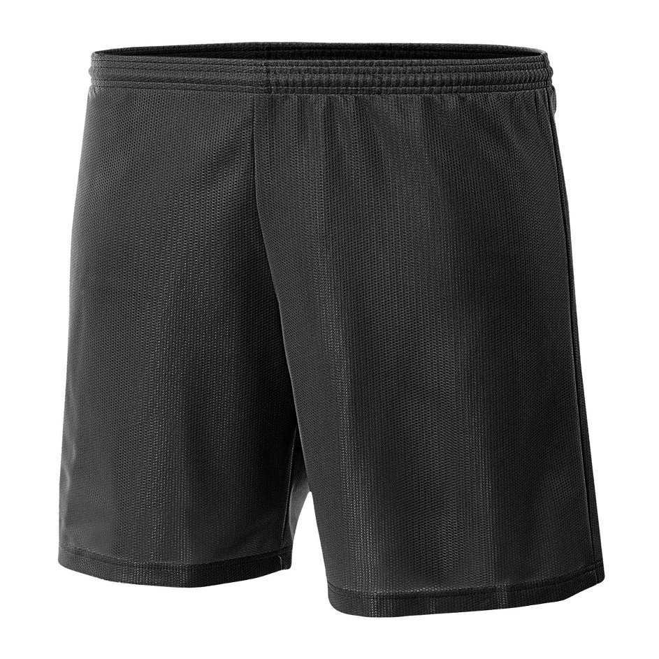 A4 Mens Lined Micromesh Short, 3XL, Black