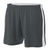 A4 Mens Reversible Moisture Management 10" Short, 3XL, Graphite/White view 1