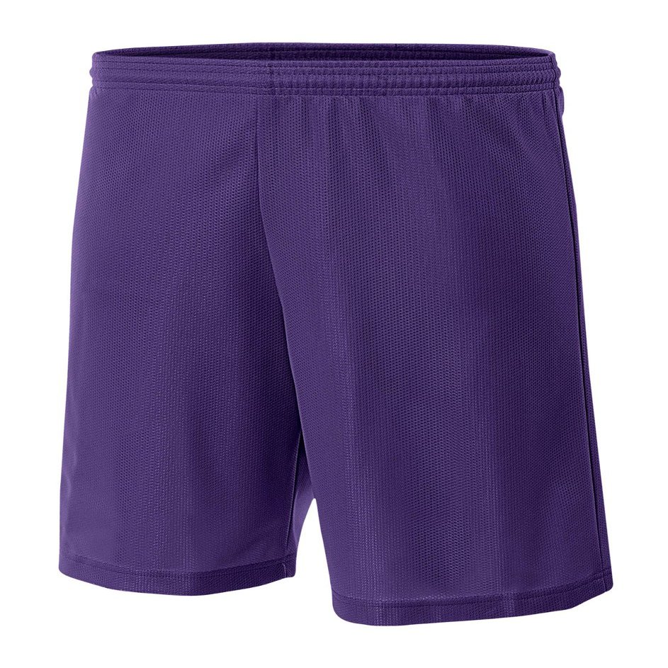 A4 Mens Lined Micromesh Short, 2XL, Purple