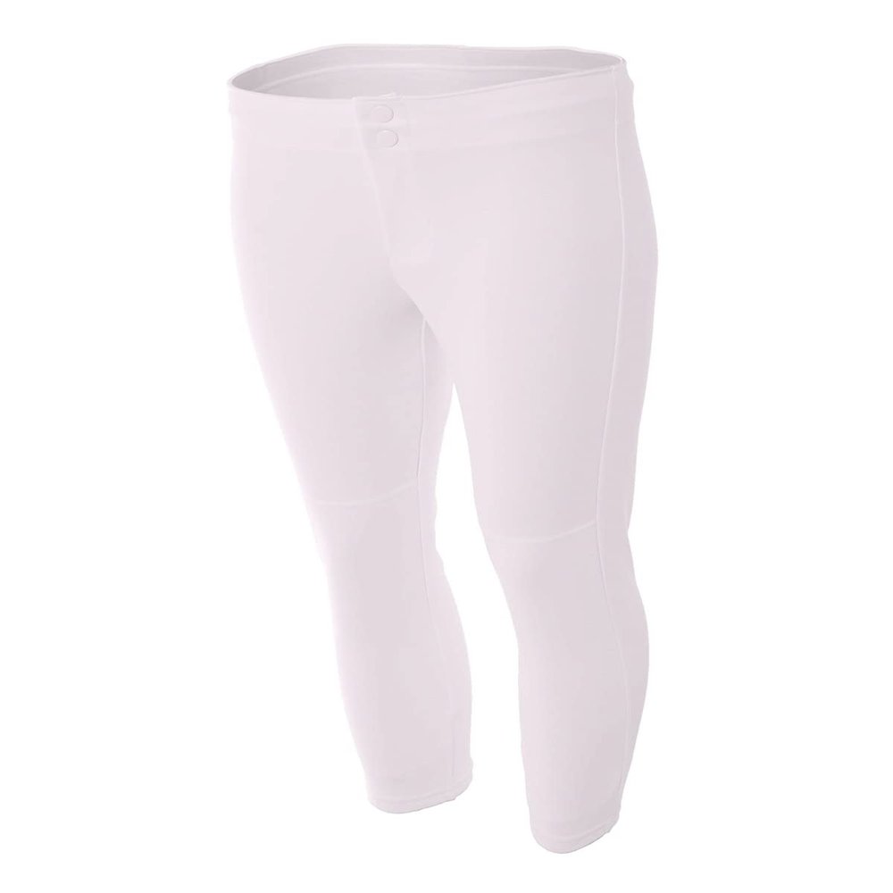 A4 Youth Softball Pant, Medium, White