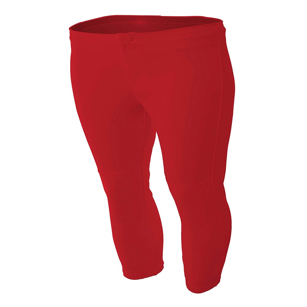 A4 Youth Softball Pant, XS, Scarlet