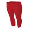 A4 Youth Softball Pant, XS, Scarlet view 1