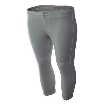A4 Youth Softball Pant, Small, Grey