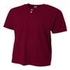 A4 2-Button Mesh Henley view 1