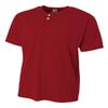 A4 2-Button Mesh Henley view 1