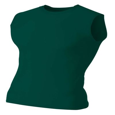 A4 Mens Compression Muscle Shirt Tee, 2XL, Forest