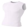 A4 Mens Compression Muscle Shirt Tee, Large, White view 1