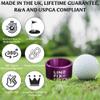GrooveFix LineFix360 golf ball line marker (Red) (Purple) view 2