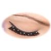 Rubie's Costume Co. Eyelashes with Sequin Costume, Black, Standard/Small, Multicolor view 1