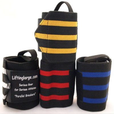 Parallel Breaker Wrist Wraps - 12 inches long (Black/Red)