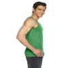 American Apparel Men 50/50 Tank Size XS Heather Kelly Green view 3
