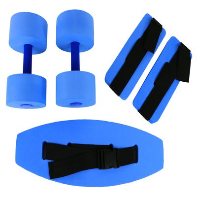Eif 20-4200B CanDo Deluxe Aquatic Exercise Kit, Small, Blue