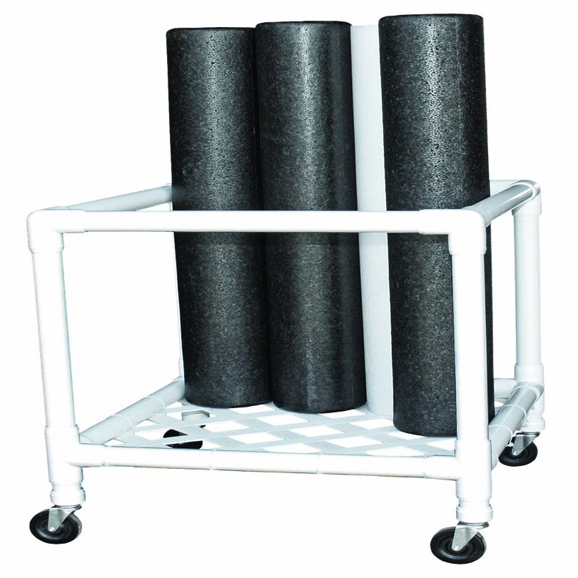 CanDo 30-2181 Foam Roller, Accessory, Upright Storage Rack, 24" Width x 34" Diameter x 30" Height