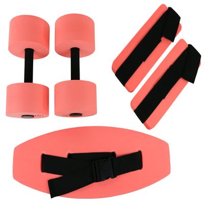 CanDo 20-4200R Deluxe Aquatic Exercise Kit, Small, Red
