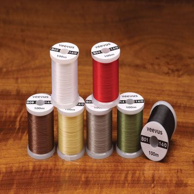 14/0 VEEVUS THREAD - ASSORTED COLORS - Tan - FLY TYING