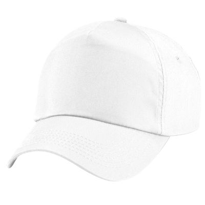 Beechfield Unisex Original 5 Panel Cap One Size White