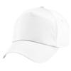 Beechfield Unisex Original 5 Panel Cap One Size White view 1