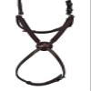 Nunn Finer Padded Figure 8 Noseband with Interchangeable Button Pieces (Cob, Havana/Zinc) view 1