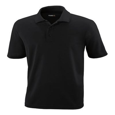 Ash City - Core 365 Men's Origin Performance Piqu Polo 5XL BLACK