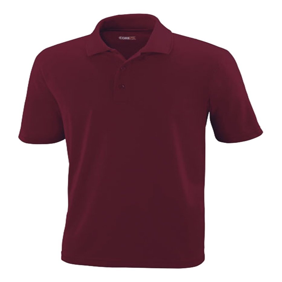 Ash City - Core 365 Men's Origin Performance Piqu Polo S BURGUNDY
