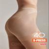 Conte High Waist Control Top Shaping Semi Opaque Pantyhose Tights X-Press 40 Den, 4 - Large, Bronze view 4