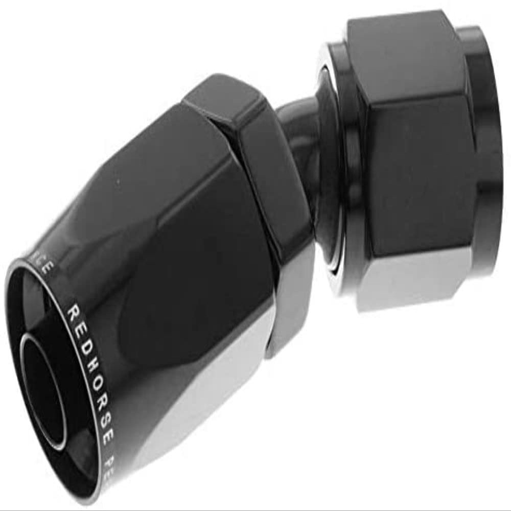 Redhorse Performance 6030-16-2 Aluminum Hose End (Black), 1 Pack