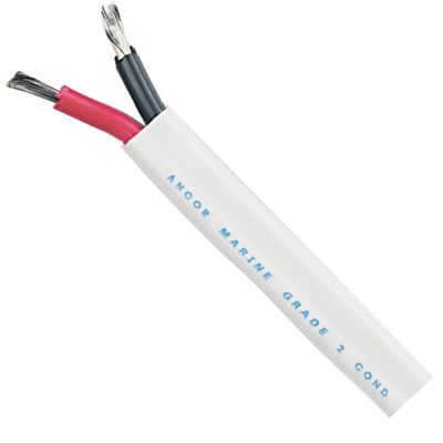 Ancor Marine Grade Tinned Copper Standard Duplex Cable (Size: 18/2 awg, Option: 250')