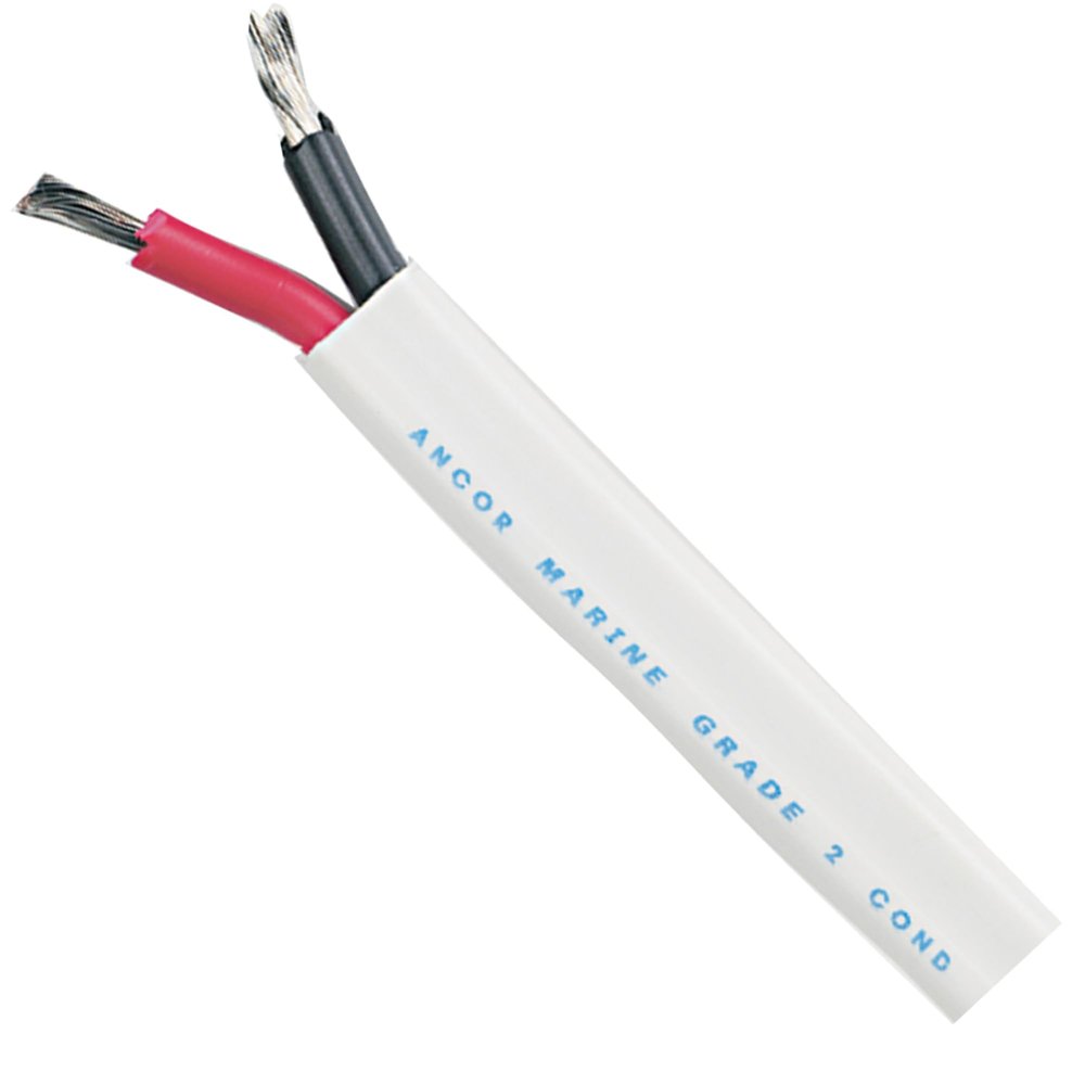 Ancor Marine Grade Tinned Copper Standard Duplex Cable (Size: 18/2 awg, Option: 250')