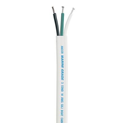 Ancor White Triplex Cable - 14/3-100' (31849)