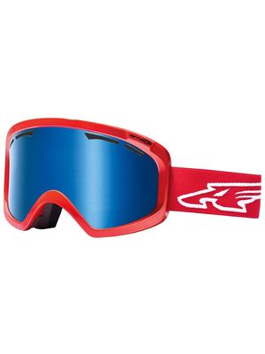 Arnette Windshield Snow Goggle, Team Red/White with Ice Chrome Lens