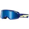 Arnette Windshield Snow Goggle, Team Blue/Yellow with Ice Chrome Lens view 1